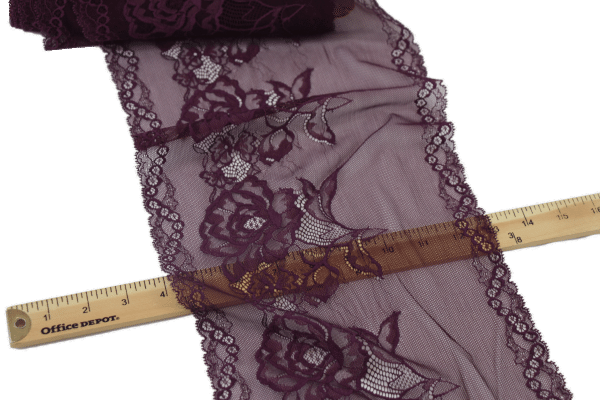 Wine Lace with Roses