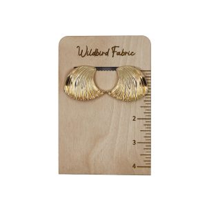 Gold Wave Earrings