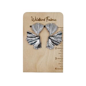 Silver Twist Earrings