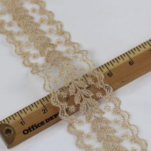 Shiny Rose Gold Sahara Lace