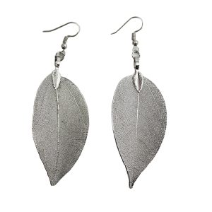 Silver Ashleaf Earrings