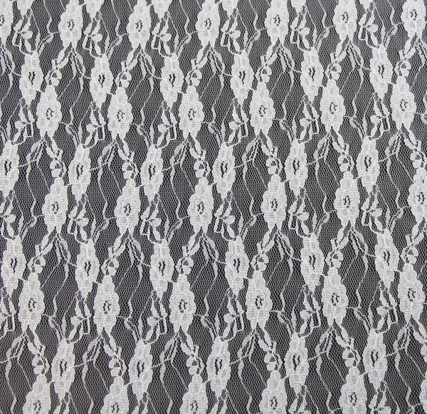 White Small Rose Lace
