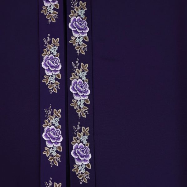 Eggplant Embroidery - Rose 13 - Image 2