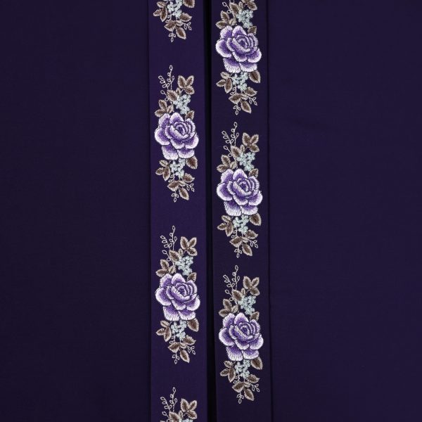 Eggplant Embroidery - Rose 13
