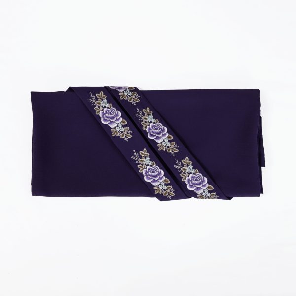 Eggplant Embroidery - Rose 13 - Image 3