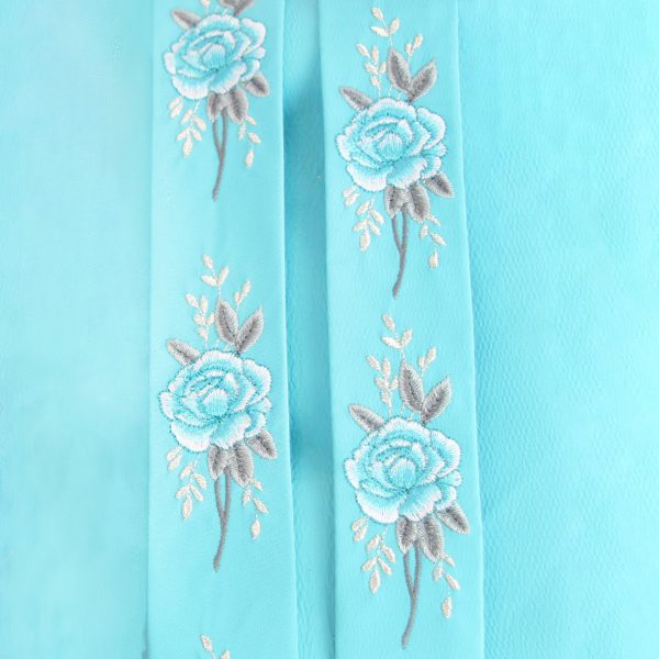 Aqua Embroidery - Peony 1